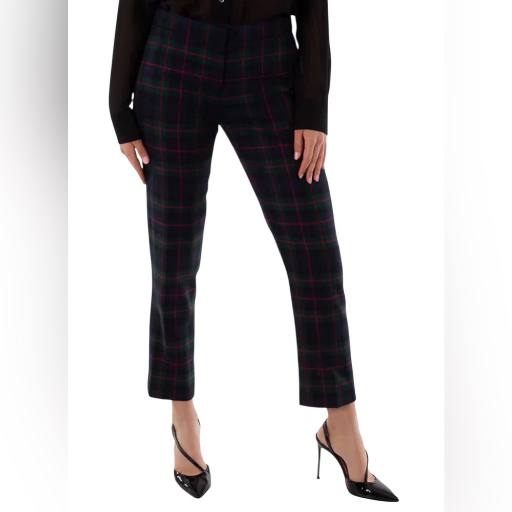 Leamington Plaid Print Pants NWT